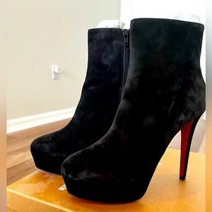 Bianca Booty 120 Veau Velours Christian Louboutin